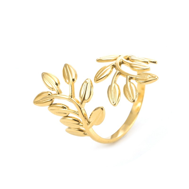 Tree leaves ring