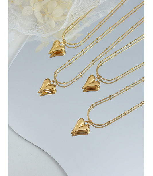 Golden Heart Necklace
