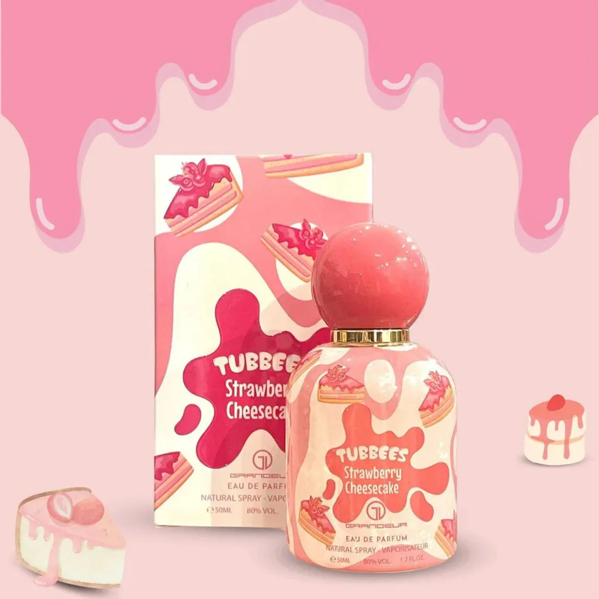 TUBBEES STRAWBERRY CHEESECAKE 50ML KIDS BY LE GRANDEUR