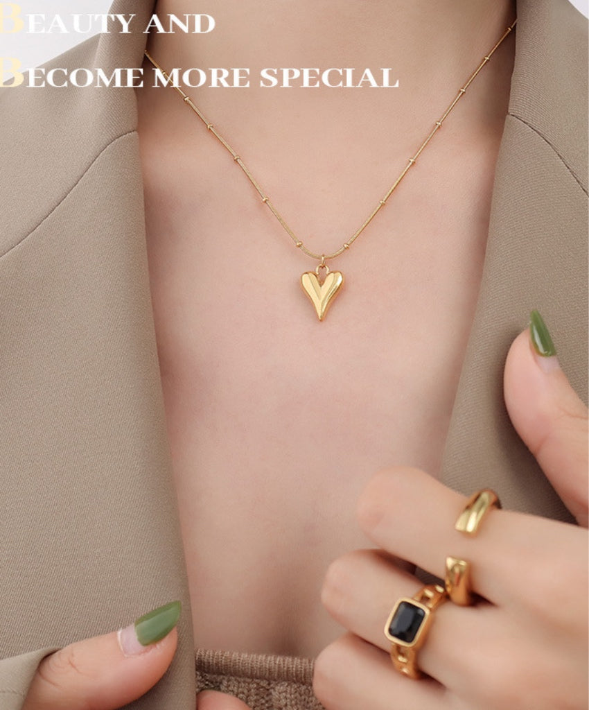 Golden Heart Necklace