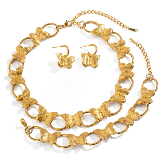 Golden Butterflies Set