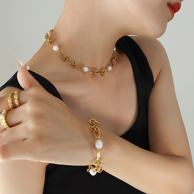 Glam Fresh Pearls Set