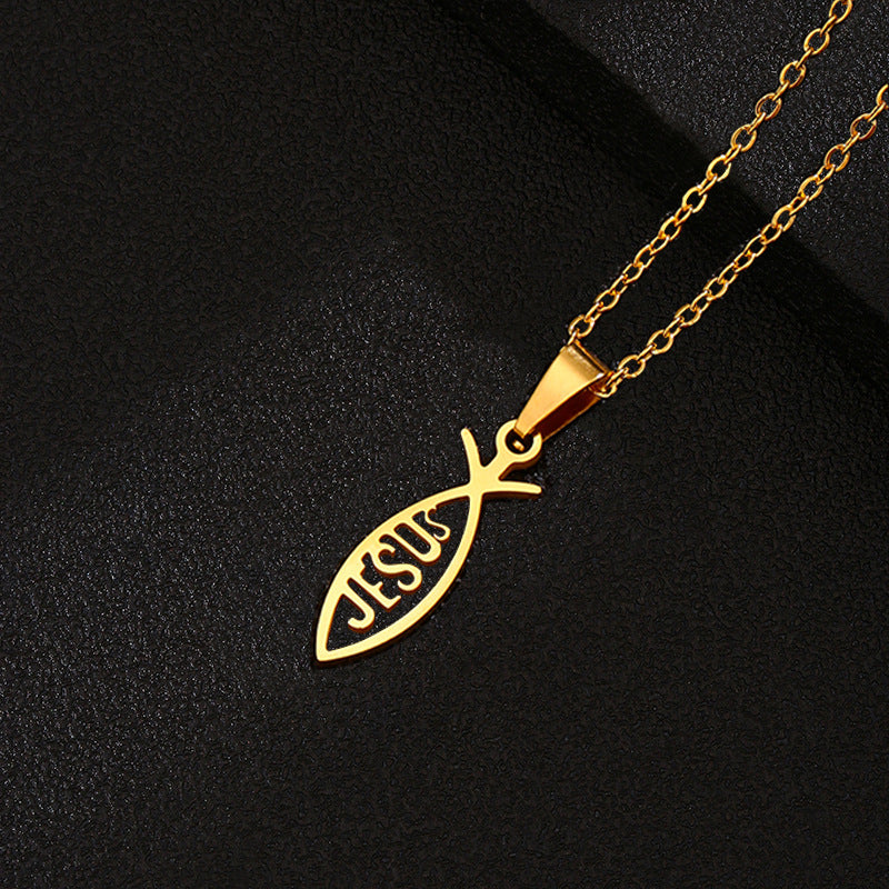 I love Jesus pendant necklace
