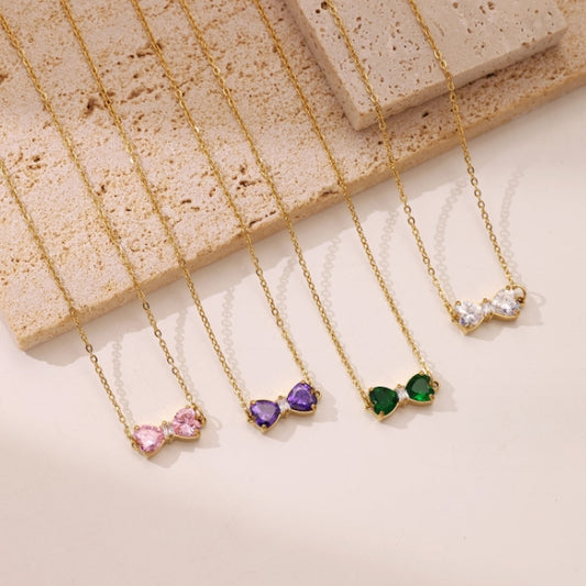Heart Bow necklace