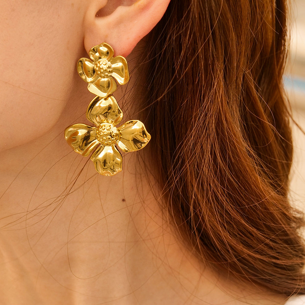 Runway Flower Earrings