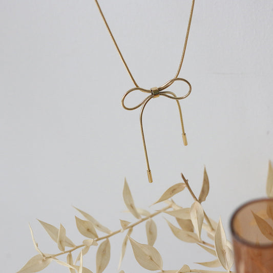 Luxe Bow Necklace