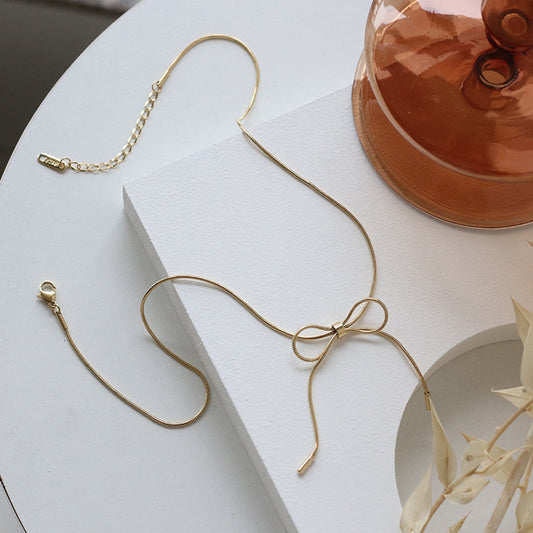 Luxe Bow Necklace