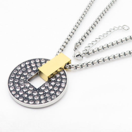 Statement Crystals Round Necklace