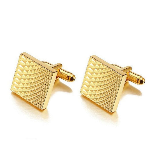 Elegant gold cufflinks