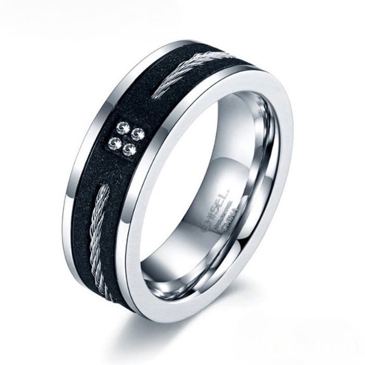 Steel Black Ring